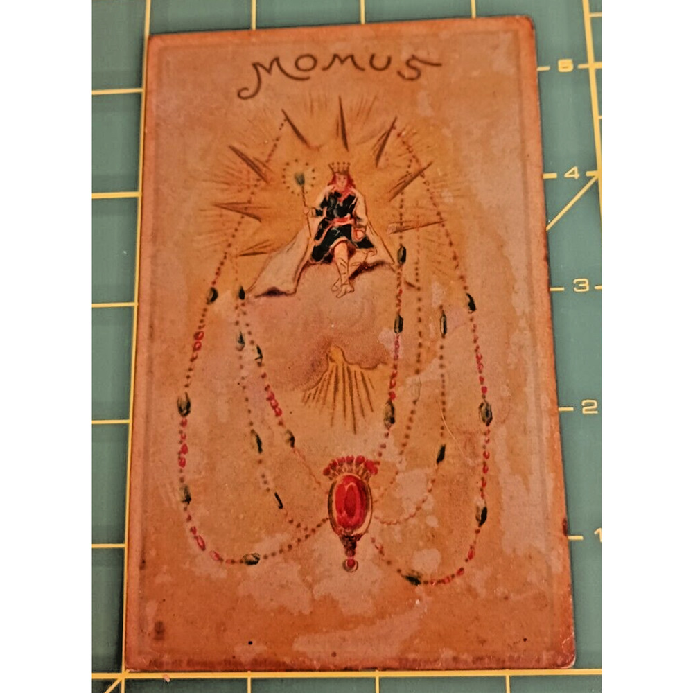 MOMUS vintage mardi gras krewe PAPER POSTCARD EARLY 20TH CENTURY ERI7018